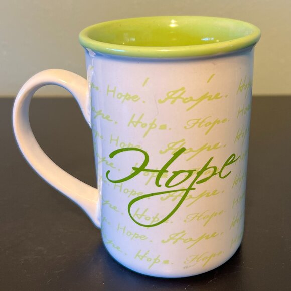 Set of 3 Gibson PEACE, HOPE & JOY Ceramic Mugs ~ Inspirational ~ Advent Words - Picture 4 of 12